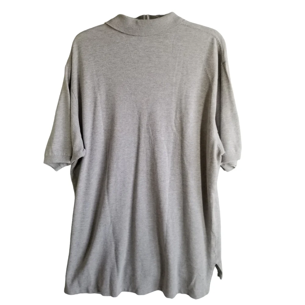 Vintage‎ Polo Ralph Lauren Polo Shirt Mens XL Gray Heathered Short Sleeve